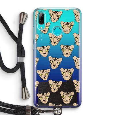 Tijger: Huawei P Smart (2019) Transparant Hoesje met koord