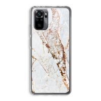 Goud marmer: Xiaomi Redmi Note 10 Pro Transparant Hoesje