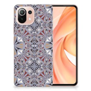 Xiaomi Mi 11 Lite | 11 Lite 5G NE TPU Siliconen Hoesje Flower Tiles