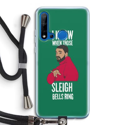 Sleigh Bells Ring: Huawei P20 Lite (2019) Transparant Hoesje met koord