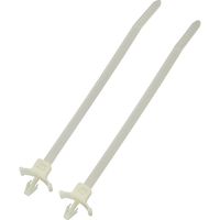 TRU COMPONENTS 1592822 TC-PCV155203 Kabelbinder 157 mm 3.50 mm Natuur Met spreidanker 1 stuk(s) - thumbnail