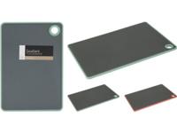 Snijplank kunststof 23x16cm grijs-groen/grijs-rood