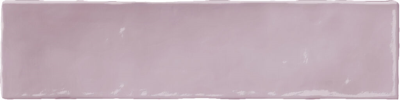 Wandtegel Moos Pink handvorm 6,5x26 glans