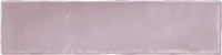 Wandtegel Moos Pink handvorm 6,5x26 glans