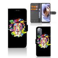 Motorola Moto G31 | G41 Leuk Hoesje Lion Color