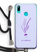 Be a wildflower: Huawei P Smart (2019) Transparant Hoesje met koord