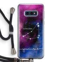 Sterrenbeeld - Donker: Samsung Galaxy S10e Transparant Hoesje met koord Sterrenbeeld - Donker: Samsung Galaxy S10e Transparant Hoesje met koord