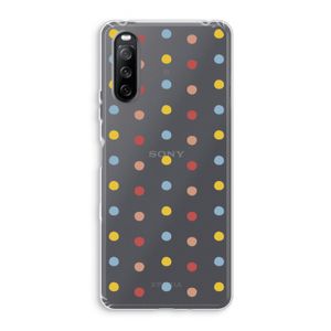 Bollen: Sony Xperia 10 III Transparant Hoesje