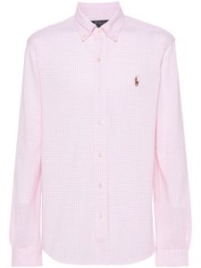 Polo Ralph Lauren chemise en coton à carreaux - Rose