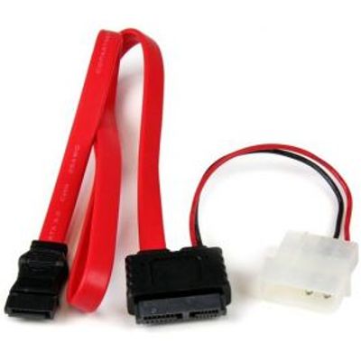 StarTech.com 90 cm Slimline SATA naar SATA Adapter met LP4 Voeding