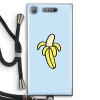 Banana: Sony Xperia XZ1 Transparant Hoesje met koord