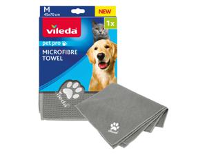 Pet Pro elektrostatische borstel of microvezel handdoek  (Vileda Pet Pro Handdoek (maat M))