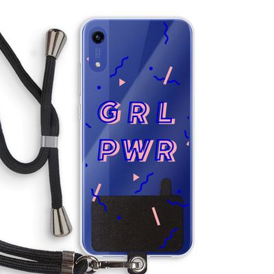 GRL PWR: Honor Play 8A Transparant Hoesje met koord
