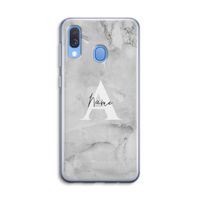 Ivory Marble: Samsung Galaxy A40 Transparant Hoesje