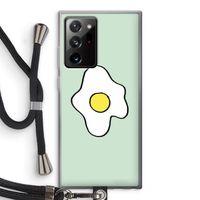 Spiegelei: Samsung Galaxy Note 20 Ultra / Note 20 Ultra 5G Transparant Hoesje met koord