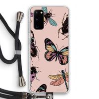 Tiny Bugs: Samsung Galaxy S20 Transparant Hoesje met koord