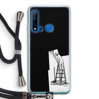 Musketon Painter: Huawei P20 Lite (2019) Transparant Hoesje met koord