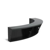 Keerwand + zitrand aluminium 200 x 50 cm binnenbocht