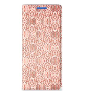 OPPO Reno 6 Pro Plus 5G Hoesje met Magneet Pattern Orange