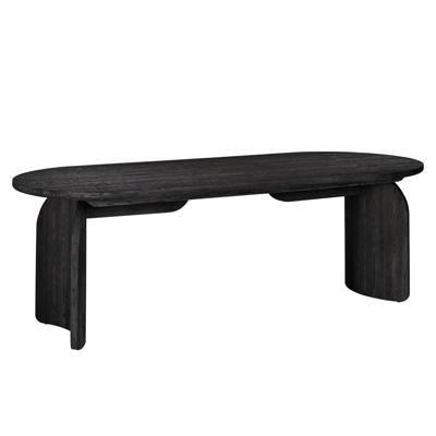 Richmond Ovale Eettafel 'Fairmont' Eiken, 235 x 100cm, kleur Dark Coffee
