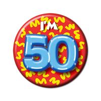 Paperdreams Button klein - i&apos;m 50