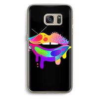 Lip Palette: Samsung Galaxy S7 Transparant Hoesje