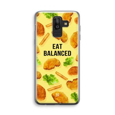 Eat Balanced: Samsung Galaxy J8 (2018) Transparant Hoesje