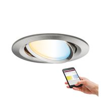 Paulmann Nova Plus Slimme spotverlichting ZigBee Geborsteld staal - thumbnail