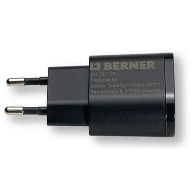 Berner laadstekker 230v / usb 1 amp