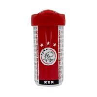 Ajax schoolbeker rood/wit