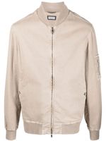 Brunello Cucinelli veste bomber à fermeture zippée - Tons neutres