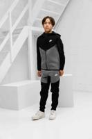 Nike Tech Fleece Trainingspak Kids Zwart/Grijs - Maat 164 - Kleur: ZwartGrijs | Soccerfanshop
