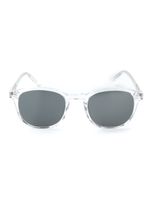 Lesca lunettes de soleil arrondies - Blanc