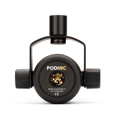 RØDE PodMic Zwart Microfoon voor podiumpresentaties RØDE PodMic Zwart Microfoon voor podiumpresentaties