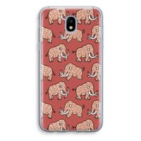 Mammoet: Samsung Galaxy J5 (2017) Transparant Hoesje