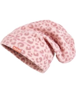 PLAYSHOES Fleece-Beanie Leo-Print Muts Polyester