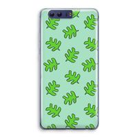 Groene blaadjes: Honor 9 Transparant Hoesje