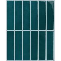 Langwerpige Turquoise Tegelsticker - Duurzaam en Waterbestendig