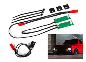 Traxxas Drag Slash LED light set, front, complete (white) (TRX-9496)