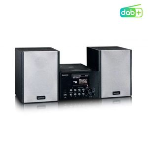 Micro set met smart radio, CD/USB speler, internet, DAB+, Bluetooth® Lenco Zwart