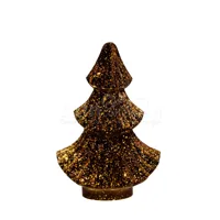 Tafellamp Kerstboom 10 LED H.24cm Brons