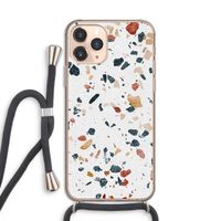 Terrazzo N°4: iPhone 11 Pro Transparant Hoesje met koord
