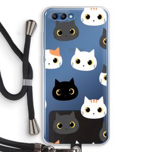 Katten: Honor 10 Transparant Hoesje met koord
