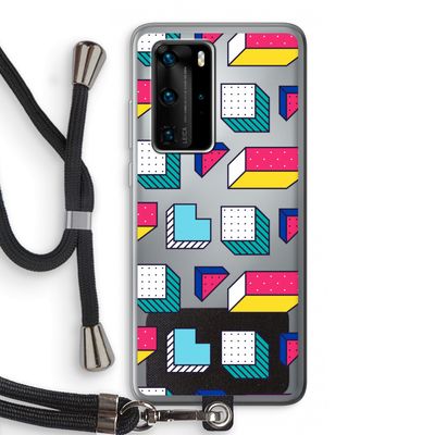 8-bit N°7: Huawei P40 Pro Transparant Hoesje met koord