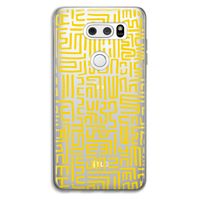 Majorelle Blue Print: LG V30 Transparant Hoesje