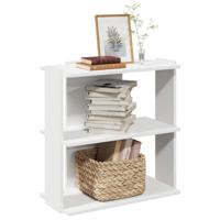 Boekenkast 3-laags 60x30x60 cm bewerkt hout wit