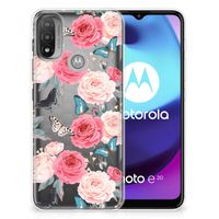 Motorola Moto E20 | E40 TPU Case Butterfly Roses