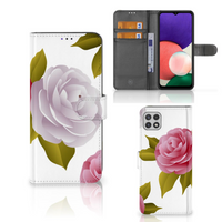 Samsung Galaxy A22 5G Hoesje Roses - thumbnail