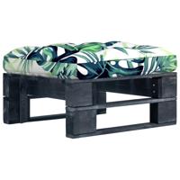 Tuinhocker pallet zwart geïmpregneerd grenenhout Tuinhocker pallet zwart geïmpregneerd grenenhout
