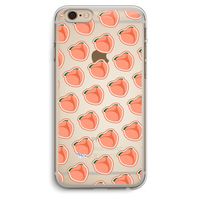 Just peachy: iPhone 6 Plus / 6S Plus Transparant Hoesje